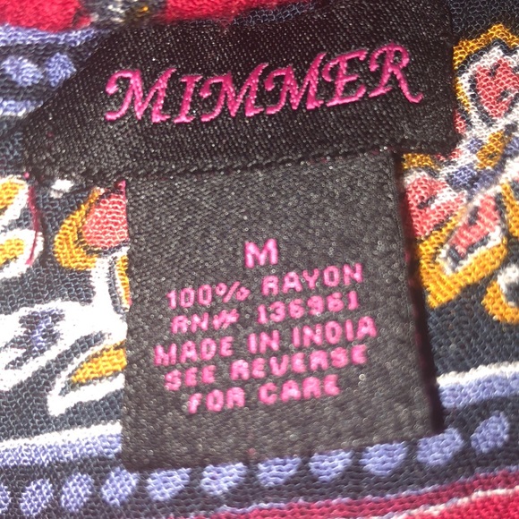 PATTERNED RUFFLE TUBE TOP - Picture 2 of 2